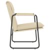 vidaXL Cadeira lounge 55x64x80 cm tecido cor creme