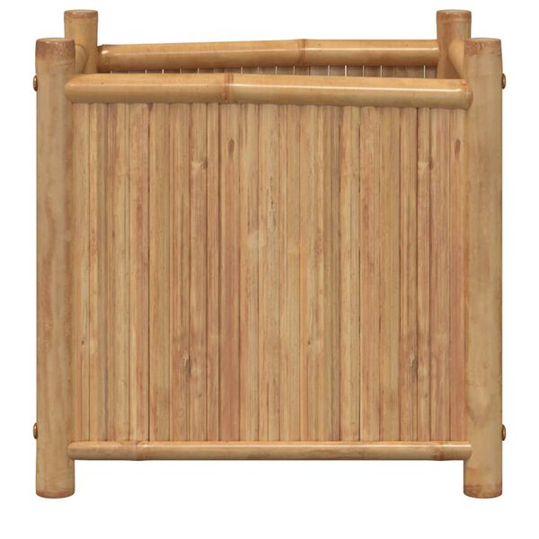 vidaXL Vaso/floreira de jardim 50x50x50 cm bambu