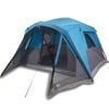 vidaXL Tenda familiar c/ avan&ccedil;ado para 6 pessoas imperme&aacute;vel azul