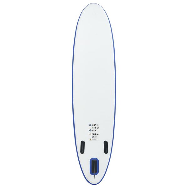 vidaXL Prancha de paddle SUP insuflável azul e branco