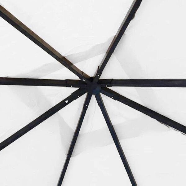 vidaXL Gazebo 4x4x3 m 180 g/m&sup2; branco