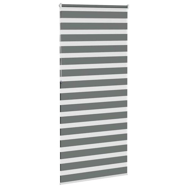 vidaXL Cortina de zebra 95x230 cm largura do tecido 90,9 cm poli&eacute;ster