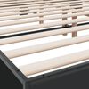 vidaXL Estrutura de cama 180x200 cm derivados de madeira/metal preto