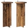 vidaXL Suporte para Plantas 2 unid. Madeira antiga 29,5 x 29,5 x 60 cm