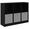 vidaXL Buffet Carvalho Preto 102 x 32 x 73,5 cm