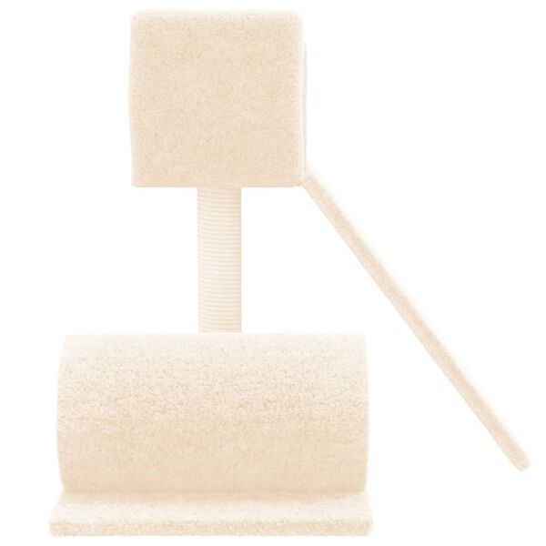 vidaXL &Aacute;rvore para gatos com poste arranhador sisal 59 cm cor creme