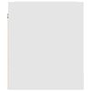 vidaXL Mesa de cabeceira de parede 38x34x40 cm branco