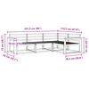 vidaXL Conjunto de Sof&aacute;s para Exterior 4 pcs Natural