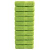 vidaXL Toalhas de bid&eacute; premium SOLUND 10pcs 30x50cm 600gsm verde ma&ccedil;a