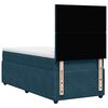 vidaXL Cama boxspring com colch&atilde;o 90x200 cm veludo azul