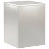vidaXL Suporte para Plantas Prateado 30 x 30 x 40 cm A&ccedil;o