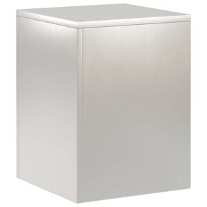 vidaXL Suporte para Plantas Prateado 30 x 30 x 40 cm A&ccedil;o