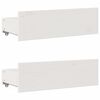 vidaXL Cama sem colchão com gavetas 90x200 cm pinho maciço branco