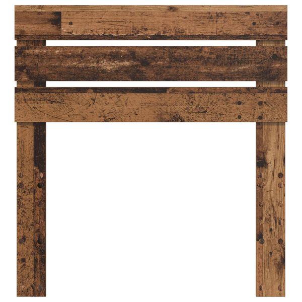 vidaXL Cabeceira Madeira Antiga 75 cm Madeira processada