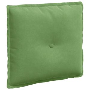 vidaXL Travesseiro para Costas Verde Claro 50 x 45 cm