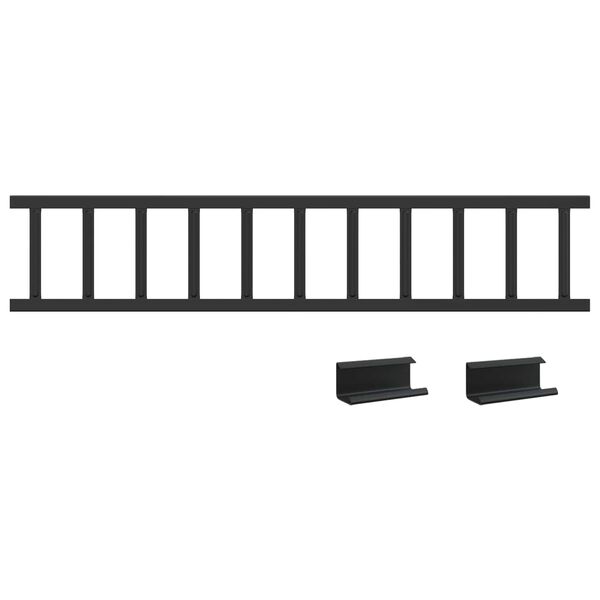 vidaXL Guarda de Neve para Telhado 1200 x 2,5 x 20 cm A&ccedil;o