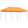 vidaXL Tenda para festas pop-up dobr&aacute;vel 580x292x315 cm laranja
