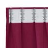 vidaXL Cortinas Blackout com Argolas 2 pcs Vinho Vermelho 225 x 140 cm