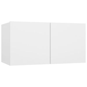 vidaXL M&oacute;vel de TV para parede 60x30x30 cm branco