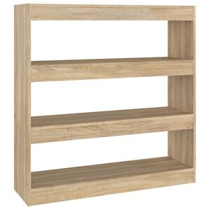 vidaXL Estante/divis&oacute;ria 100x30x103 cm cor carvalho sonoma