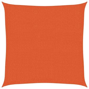 vidaXL Para-sol estilo vela 160 g/m&sup2; 2x2 m PEAD laranja