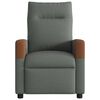 vidaXL Cadeira de Massagem Recliner Cinzento escuro 69 x 86 x 100 cm