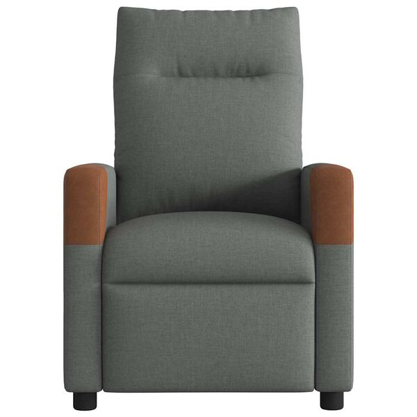 vidaXL Cadeira de Massagem Recliner Cinzento escuro 69 x 86 x 100 cm