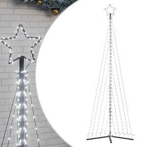 vidaXL LED Árvore de Natal 495 LEDs Branco Frio 300,5 cm