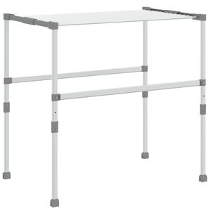 vidaXL Estendal 83x(50-55)x(40-85) cm alum&iacute;nio