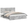 vidaXL Estrutura da Cama Cinzento 180 x 200 cm Madeira de Engenharia