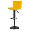 vidaXL Bancos de bar 2 pcs veludo amarelo mostarda