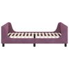 vidaXL Estrutura de Cama Infantil com Cabeceira Roxo 90 x 190 cm