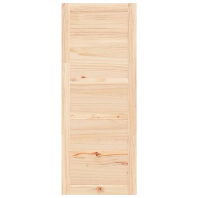 vidaXL Porta de celeiro 80x1,8x204,5 cm madeira de pinho maciça
