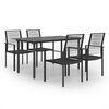 vidaXL 5 pcs conjunto de jantar para jardim