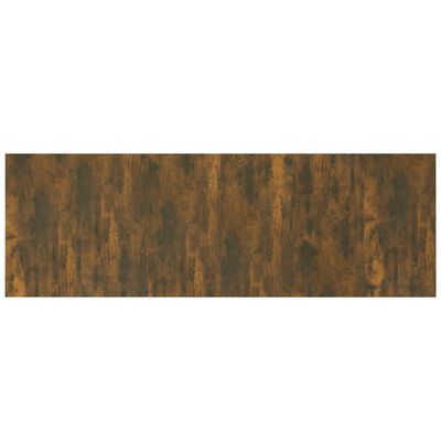 vidaXL Cabeceira cama 240x1,5x80 cm derivados madeira carvalho fumado