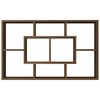 vidaXL Prateleira parede 85x16x52,5cm madeira carvalho castanho