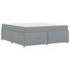 vidaXL Estrutura da Cama Cinzento-claro 180 x 200 cm tecido