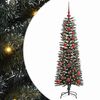 vidaXL &Aacute;rvore de Natal Artificial Verde 120 cm PVC, Pl&aacute;stico e A&ccedil;o