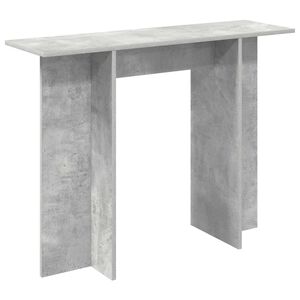 vidaXL Aparador Cinzento Cimento 100 x 30 x 75 cm Derivados de Madeira