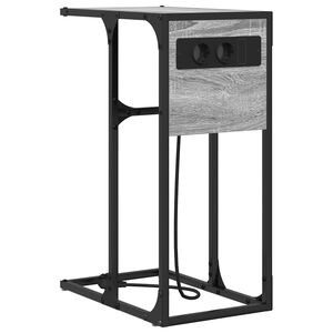 vidaXL Arm&aacute;rio de Cabeceira Cinza Sonoma 41,5 x 26 x 60,5 cm