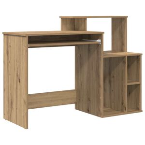 vidaXL Mesa Carvalho Artesanal 120,5 x 44 x 88,5 cm