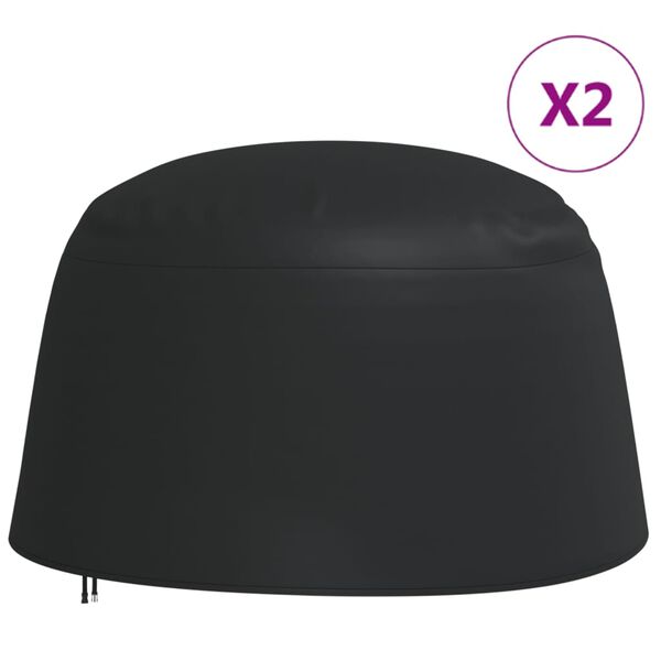 vidaXL Capas para cadeira ovo suspensa 2 pcs &Oslash; 190x115 cm oxford 420D