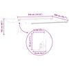 vidaXL Toldo Retr&aacute;til El&eacute;trico Antracite e Branco 3,5 x 2 m