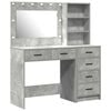 vidaXL Mesa de vestir 2 unid. Cinzeto 78.5 x 41 x 135 cm