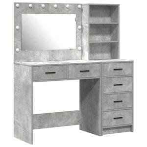 vidaXL Mesa de vestir 2 unid. Cinzeto 78.5 x 41 x 135 cm