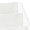 vidaXL Estante Infantil Branco Brilhante 72,5 x 29,5 x 69 cm