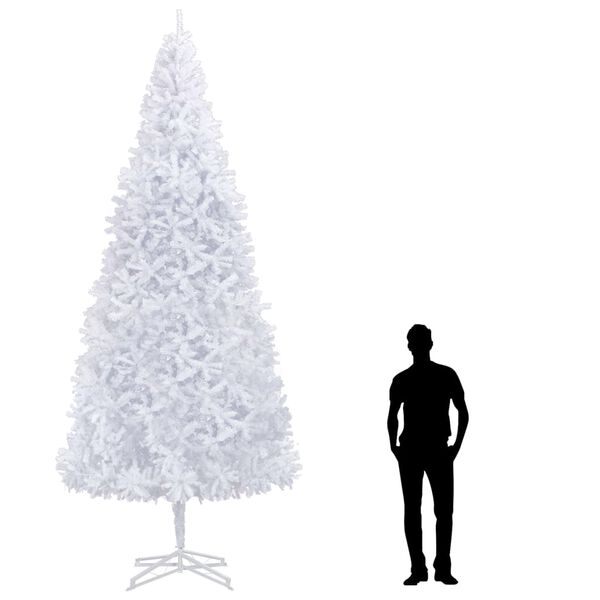 vidaXL Árvore de natal artificial 400 cm branco