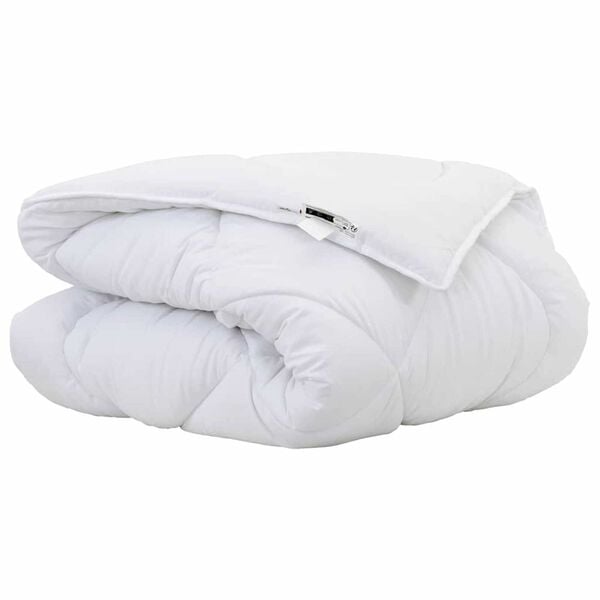 vidaXL Edredom de Inverno Branco 240 x 222 x 5 cm Poli&eacute;ster