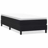 vidaXL Cama com molas sem colch&atilde;o 90x220 cm veludo preto
