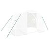 vidaXL Estufa com estrutura de a&ccedil;o 6 m&sup2; 3x2x2 m branco